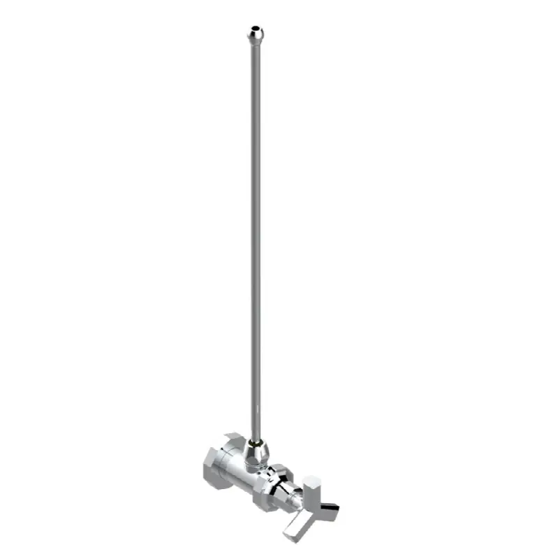 Angle supply valve with 3/8" adaptor set