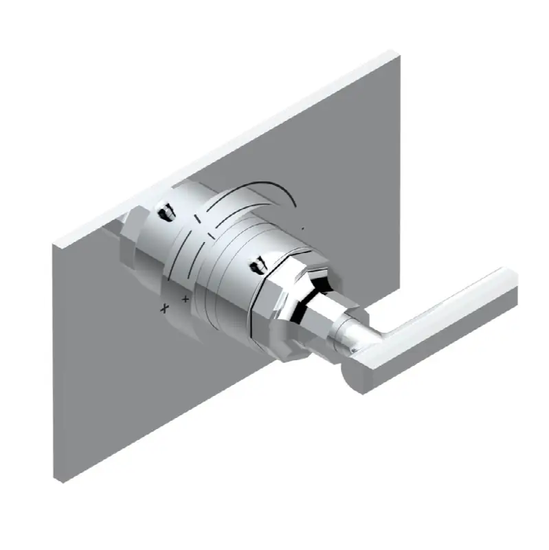 Trim for THG thermostatic valve, rough part supplied with fixing box ref.5 200AE/US