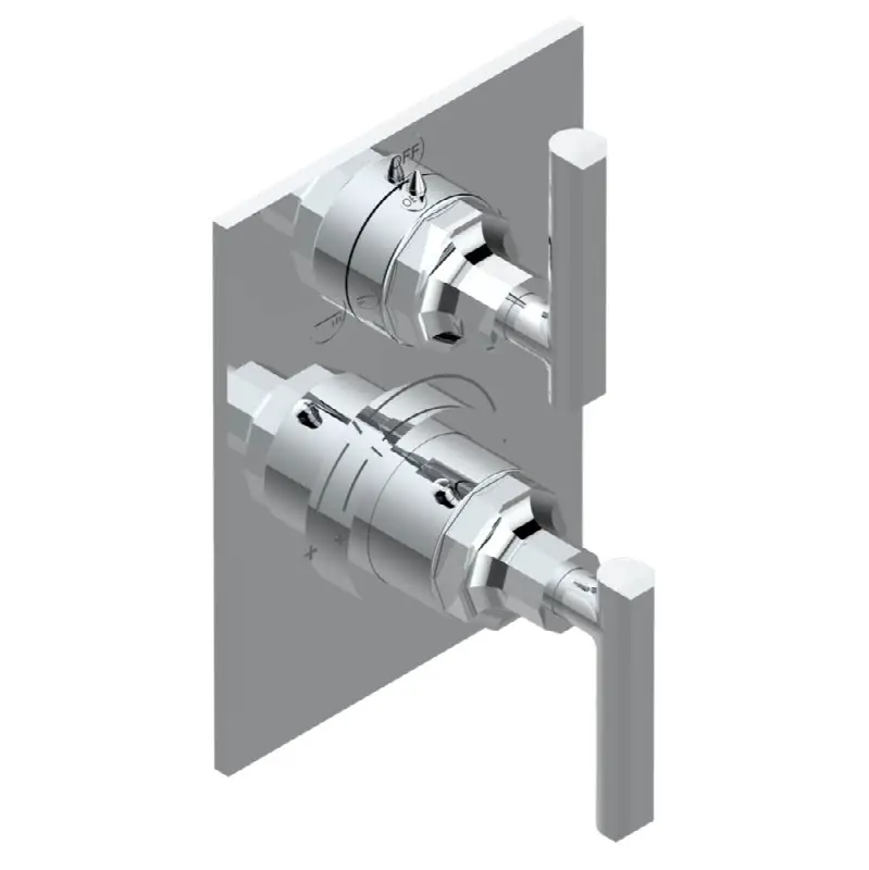 Trim for thg thermostat with 2-way diverter, rough part supplied with fixing box ref. 5 500AE/US