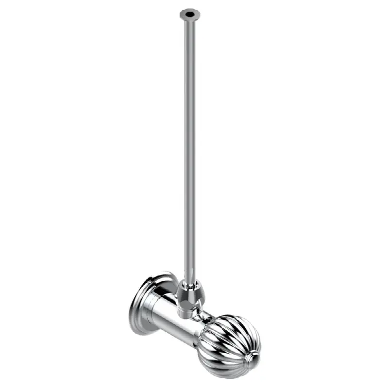 Angle supply valve with 3/8" adaptor set for toilet