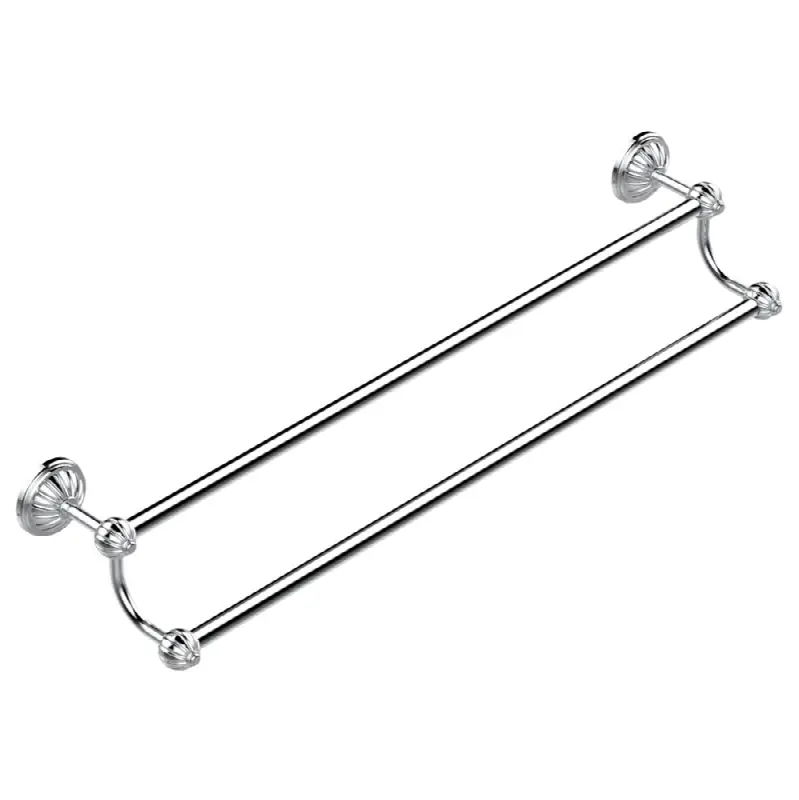 Double towel bar, 24" long