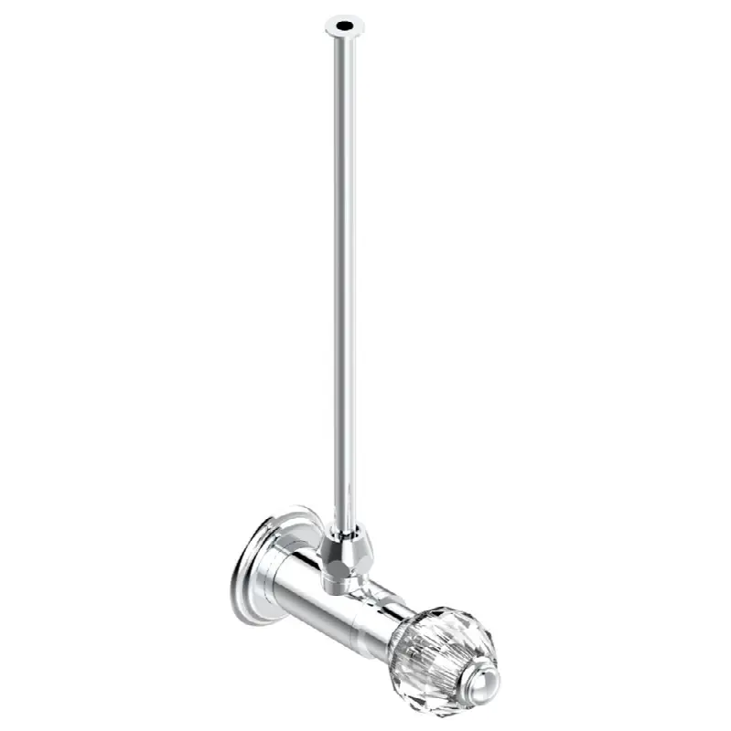 Angle supply valve with 3/8" adaptor set for toilet