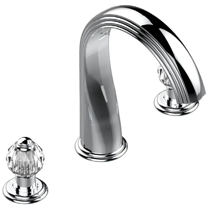 Roman tub set with 3/4" valves