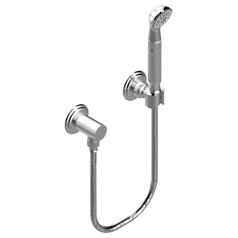 Wall mounted handshower with separate fixed hook