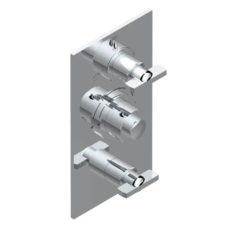 Trim for thg thermostat with 2-way diverter and on/off control, rough part supplied with fixing box ref. .5 540AE/US