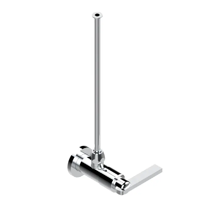 Angle supply valve with 3/8" adaptor set for toilet