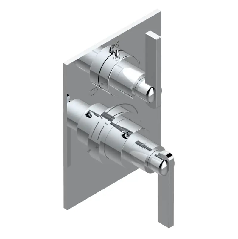 Trim for thg thermostat with 2-way diverter, rough part supplied with fixing box ref. 5 500AE/US