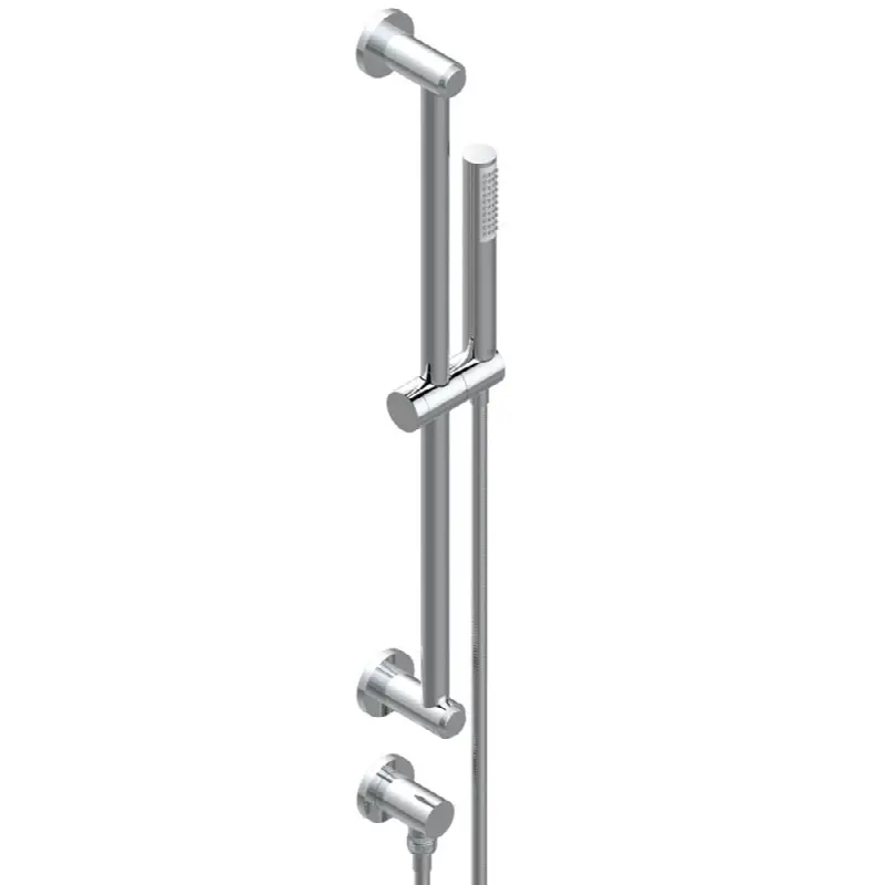 Slide bar with handhsower and elbow