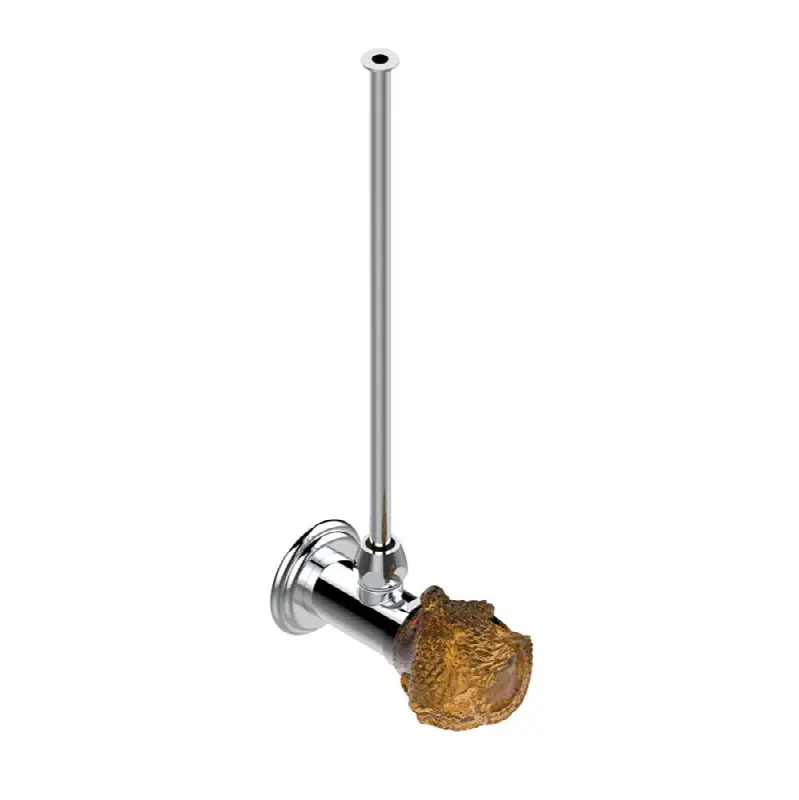 Angle supply valve with 3/8" adaptor set for toilet