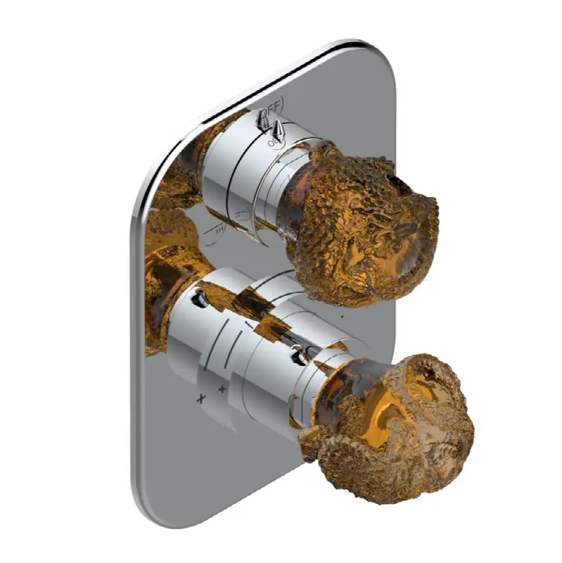 Trim for thg thermostat with 2-way diverter, rough part supplied with fixing box ref. 5 500AE/US