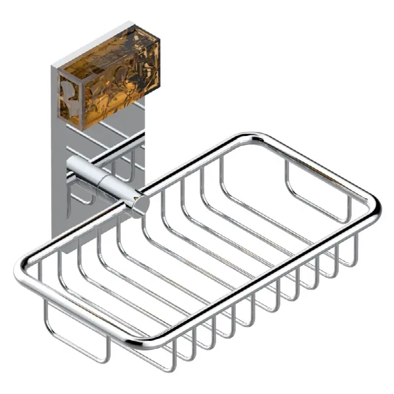 Soap basket, wall mounted 6"1/4 x 3"5/8