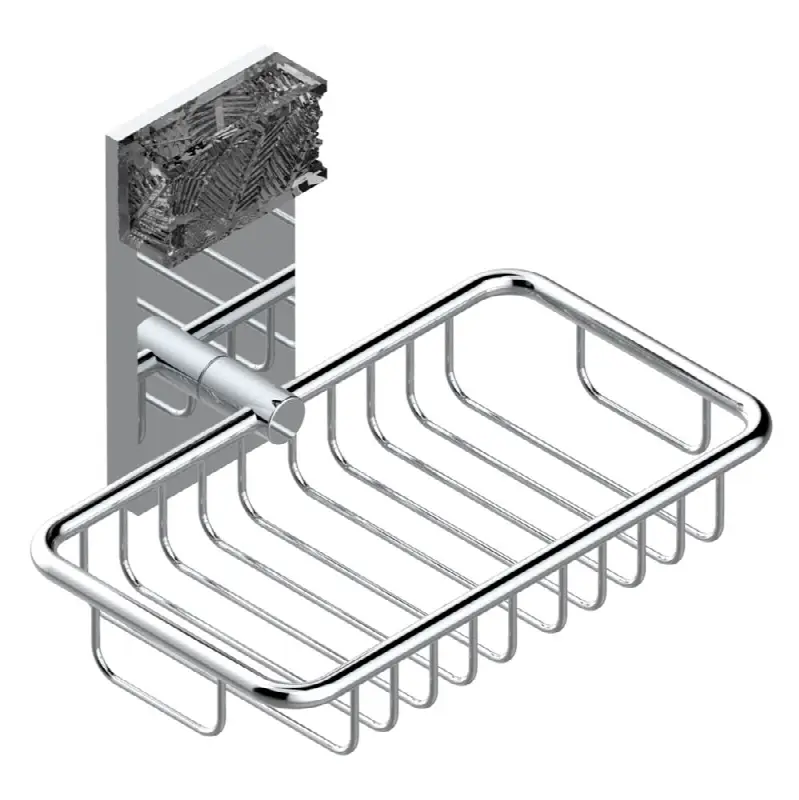 Soap basket, wall mounted 6"1/4 x 3"5/8