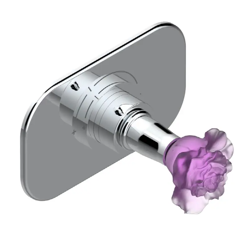 Trim for THG thermostatic valve, rough part supplied with fixing box ref.5 200AE/US