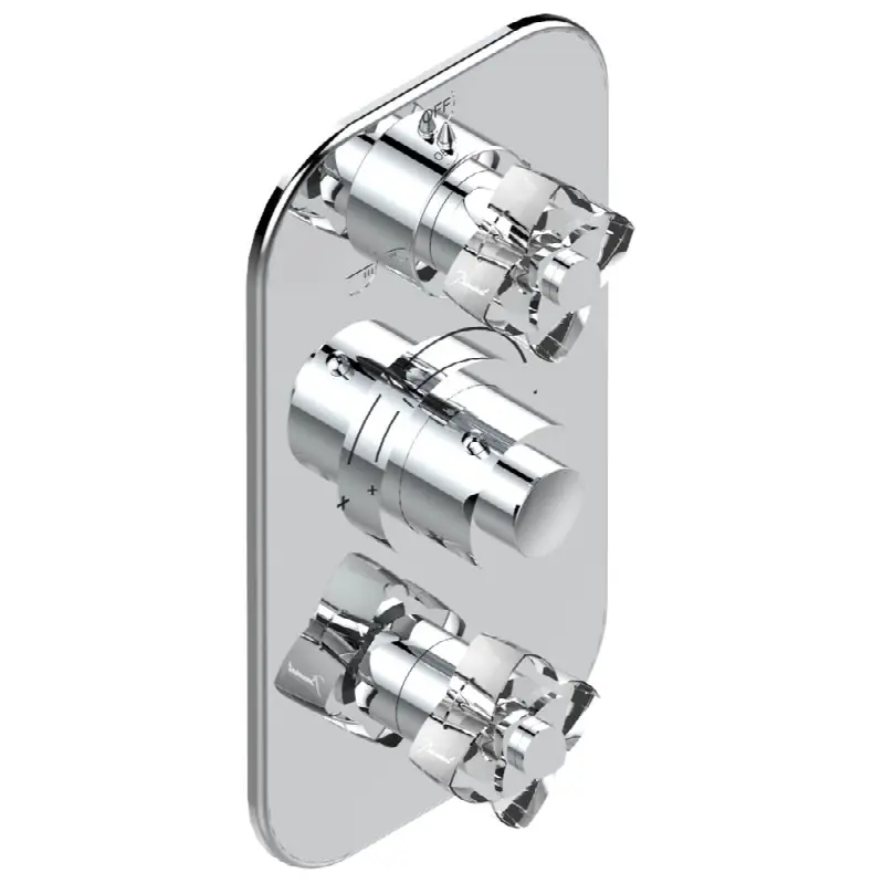 Trim for thg thermostat with 2-way diverter and on/off control, rough part supplied with fixing box ref. .5 540AE/US