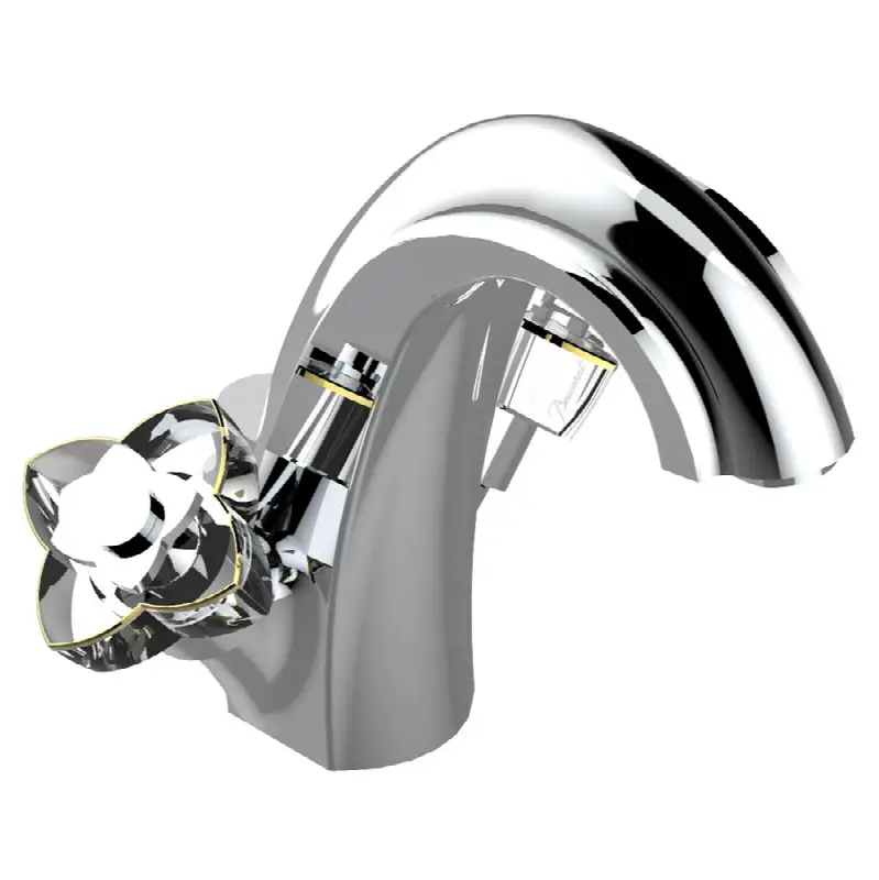 Single hole lavatory set with drain