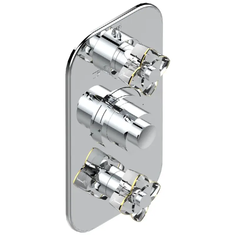 Trim for thg thermostat with 2-way diverter and on/off control, rough part supplied with fixing box ref. .5 540AE/US