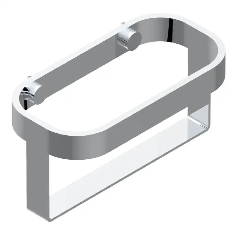 Wall mounted holding rack for shower gel and shampoo dispensers