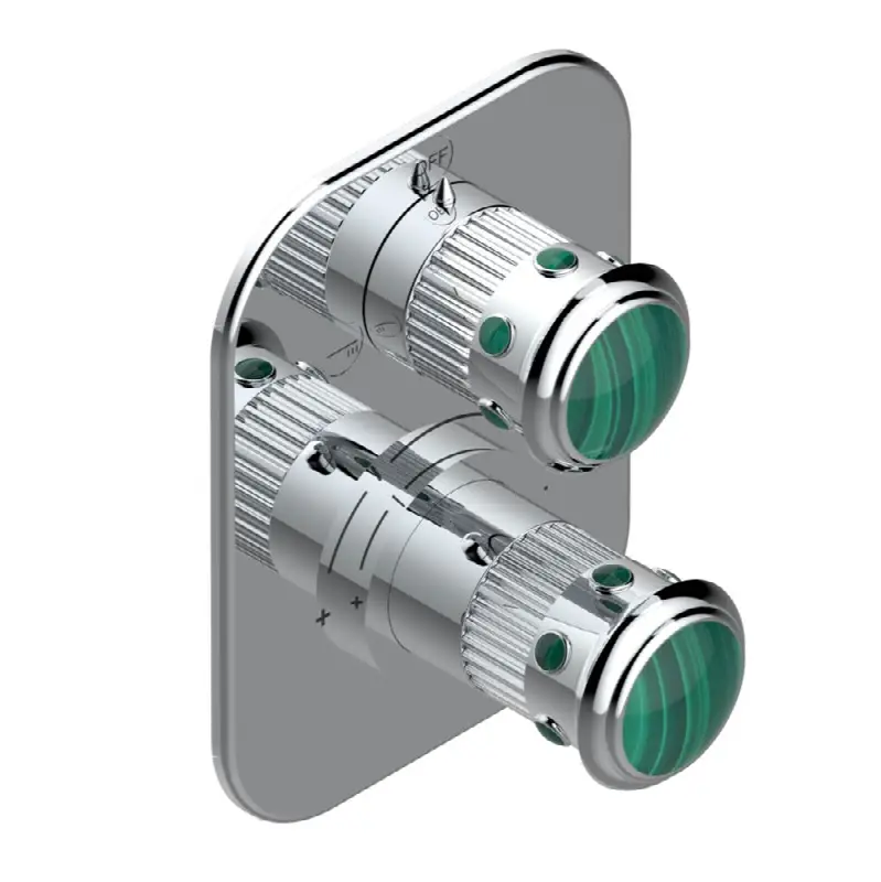 Trim for thg thermostat with 2-way diverter, rough part supplied with fixing box ref. 5 500AE/US