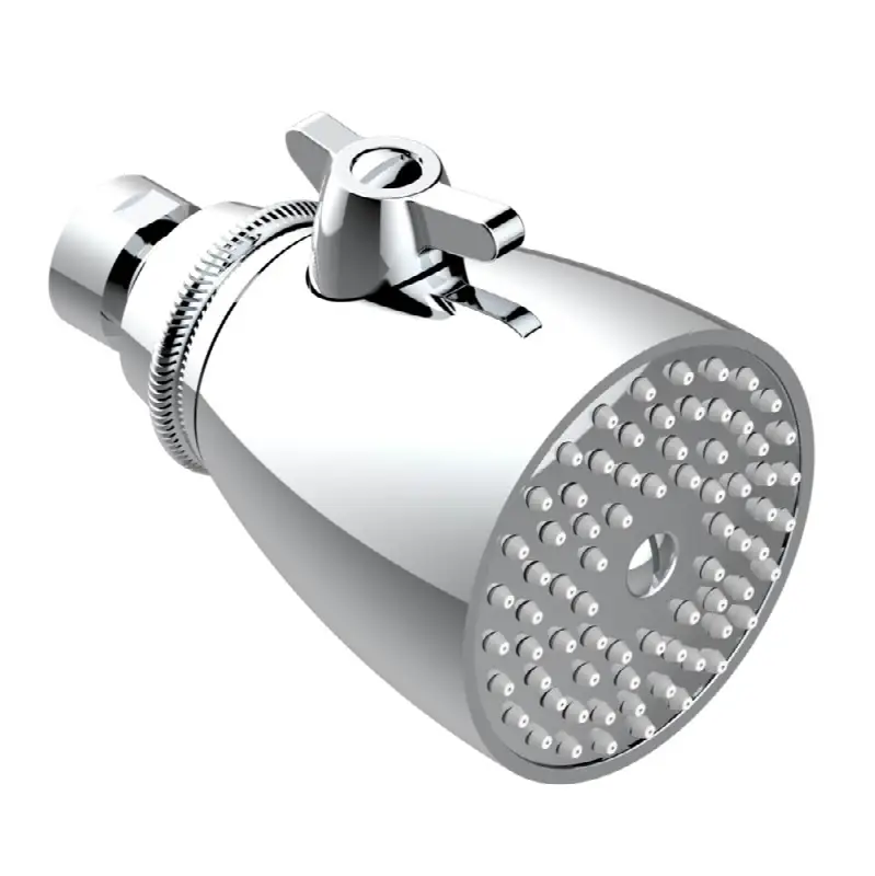 Shower head, adjustable, 2" 3/4 diameter with Easyclean system