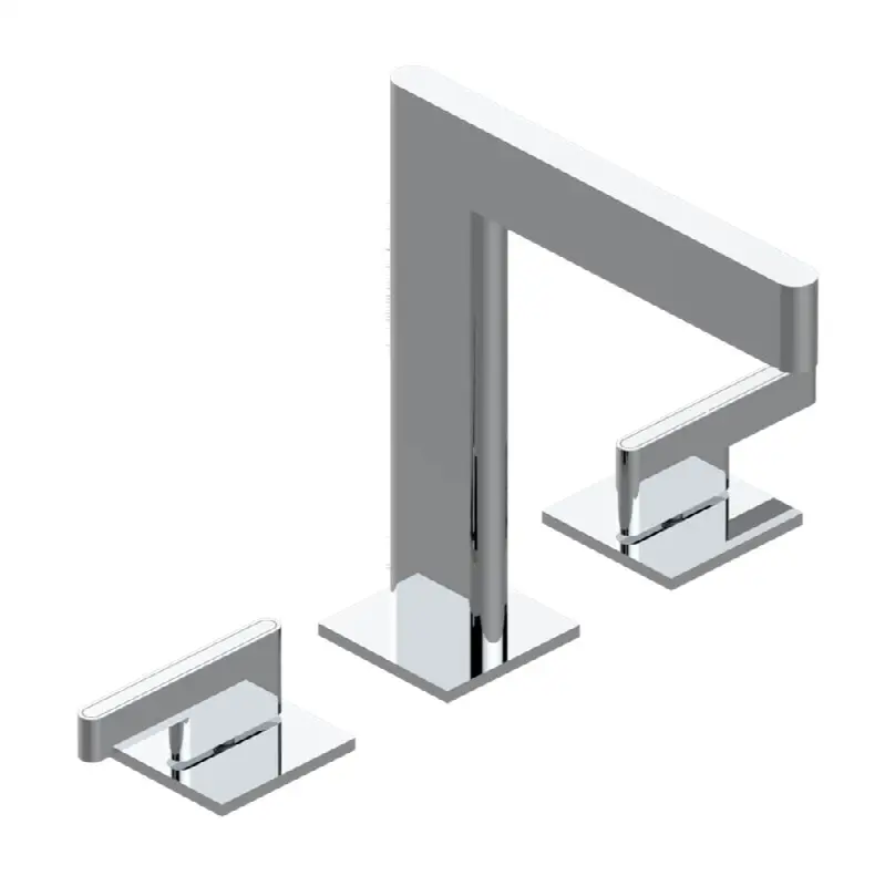 Widespread lavatory set with drain