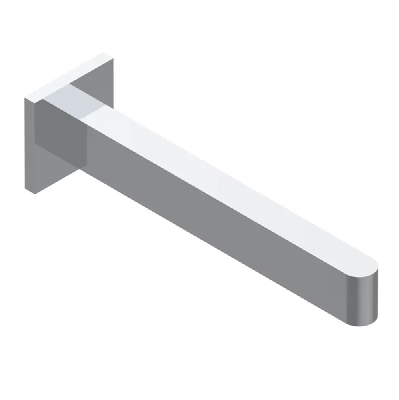 Bath spout, wall mounted