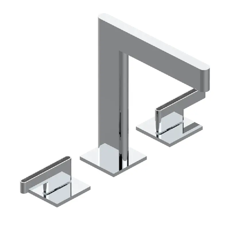 Widespread lavatory set with drain