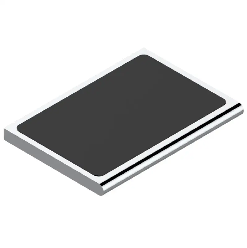 Metal shelf with anti-slip pad