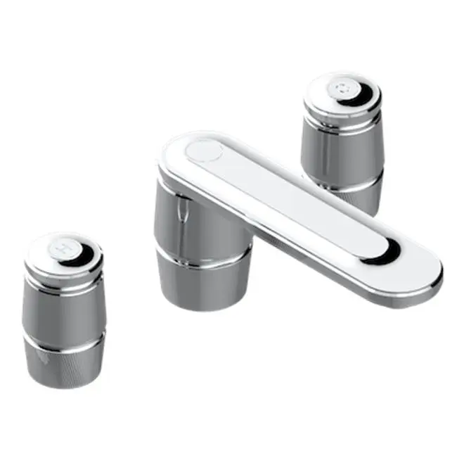 Widespread Lavatory Set With Drain