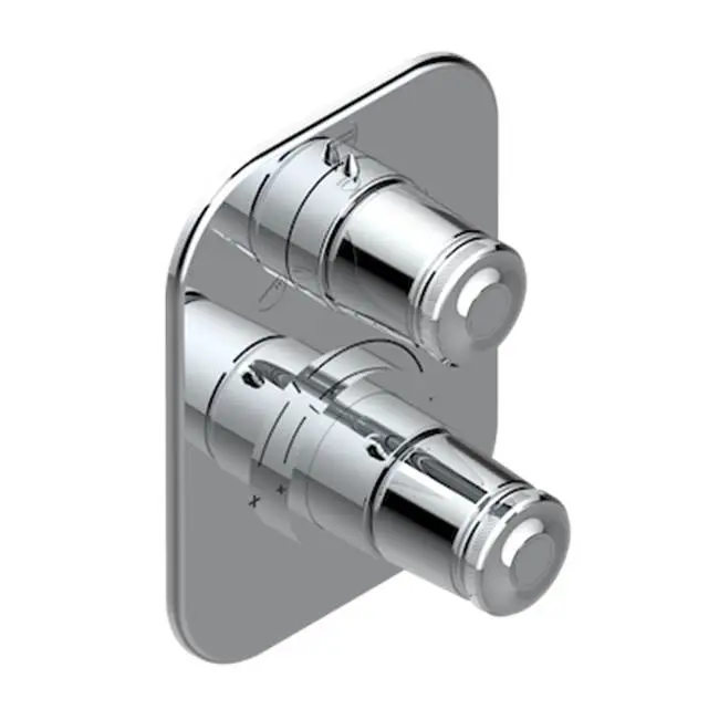 Trim For Thg Thermostat With Stop Valve And 3-way Diverter, Rough Part Supplied With Fixing Box Ref.5 600ae/us