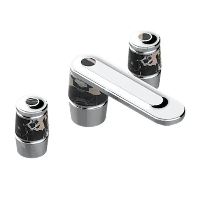Widespread Lavatory Set With Drain