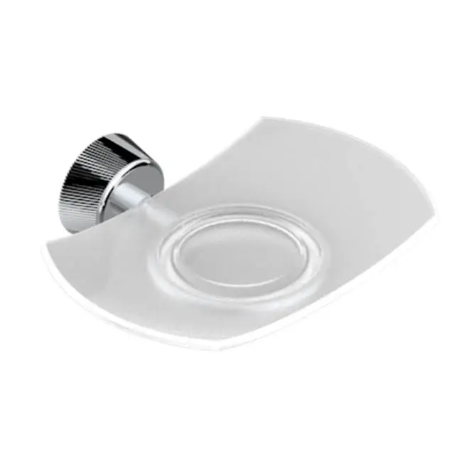 Glass Soap Dish, Wall Mounted