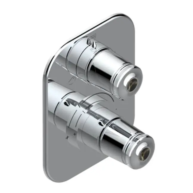 Trim For Thg Thermostat With Stop Valve And 3-way Diverter, Rough Part Supplied With Fixing Box Ref.5 600ae/us