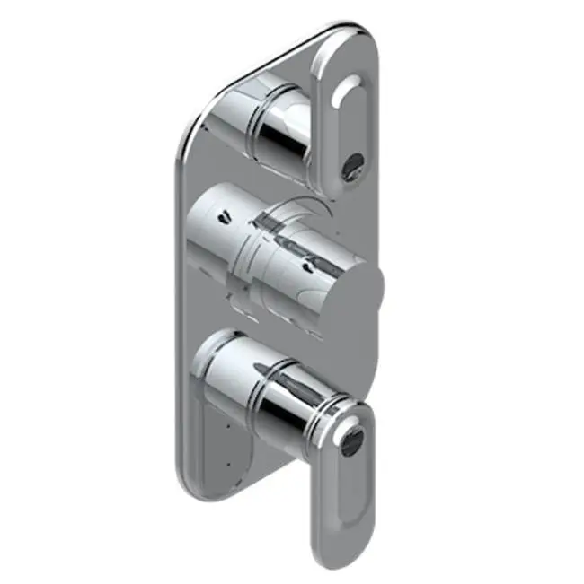 Trim For Thg Thermostat 2 Volume Controls, Rough Part Supplied With Fixing Box Ref. 5 400ae/us