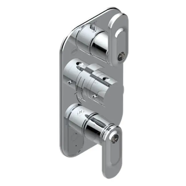 Trim For Thg Thermostat 3 Functions, With One Off Function And 2 Outlets And One Single Off Function - Rough Part Supplied With Fixing Box