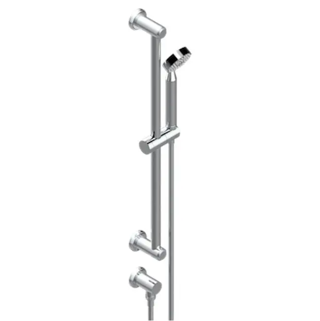 Slide Bar With Handhsower And Elbow