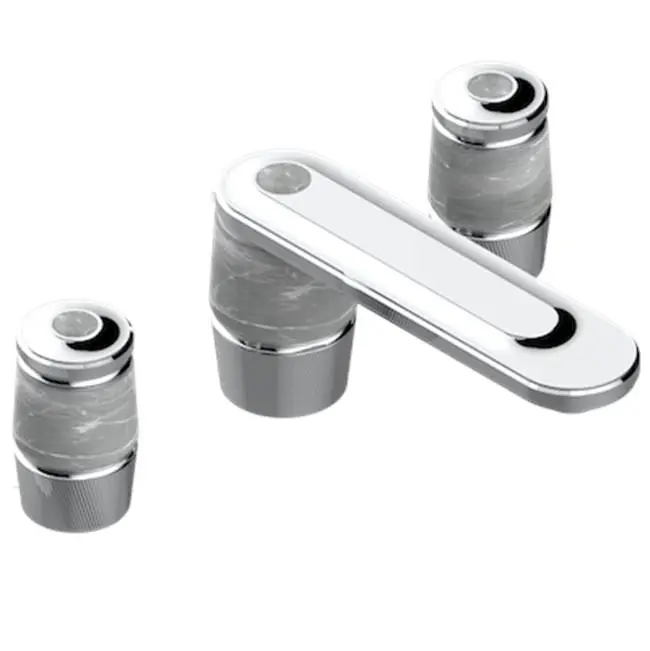 Widespread Lavatory Set With Drain