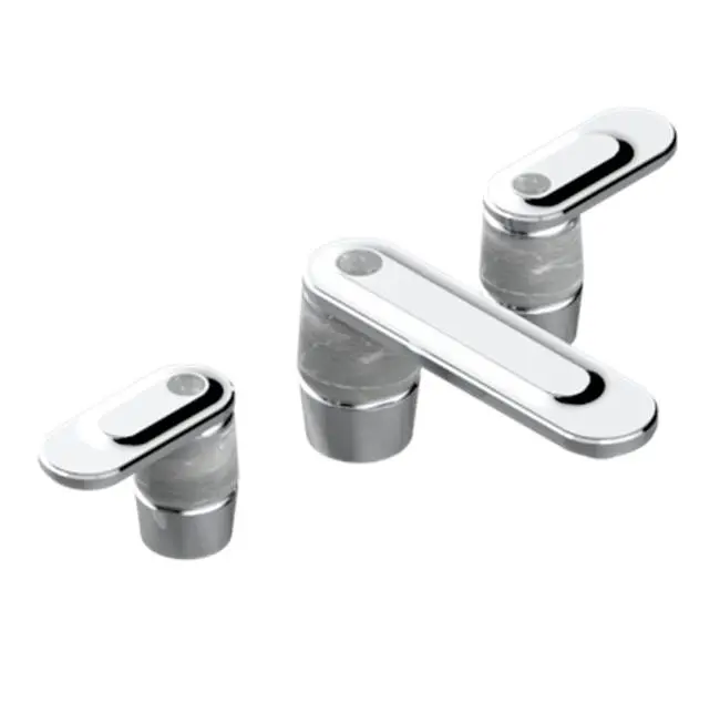 Widespread Lavatory Set With Drain