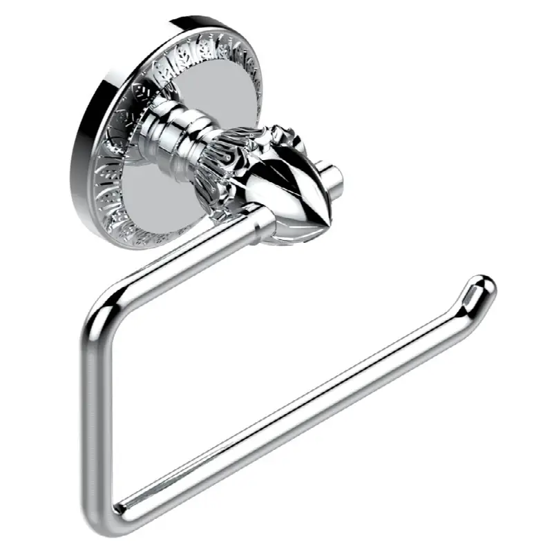 Toilet paper holder, single mount without cover