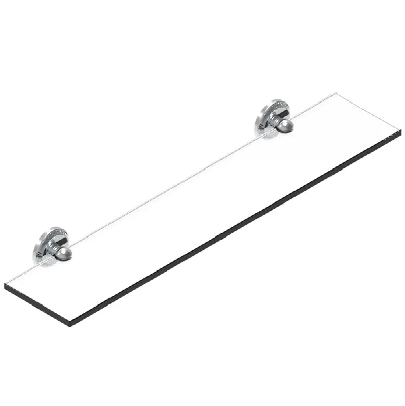 Glass shelf with brackets
