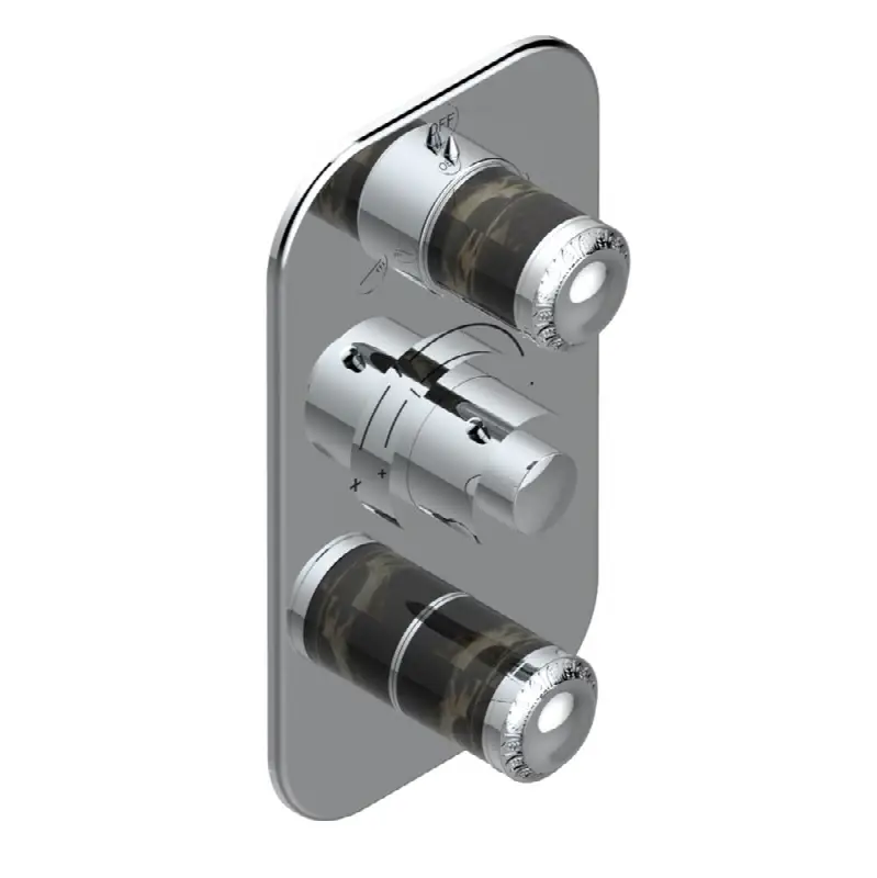 Trim for thg thermostat with 2-way diverter and on/off control, rough part supplied with fixing box ref. .5 540AE/US