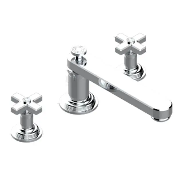 Roman Tub Set, Low Spout With 3/4" Valves