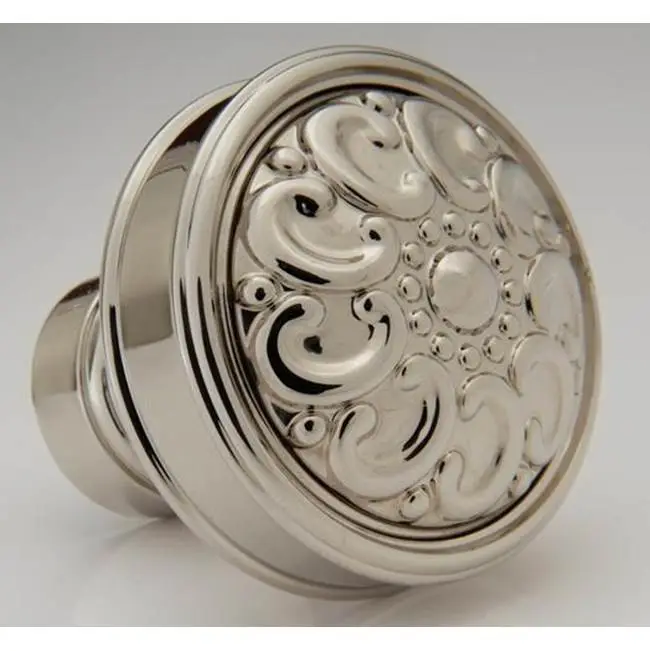 Decorative 1-1/2" Paisley Flat Knob