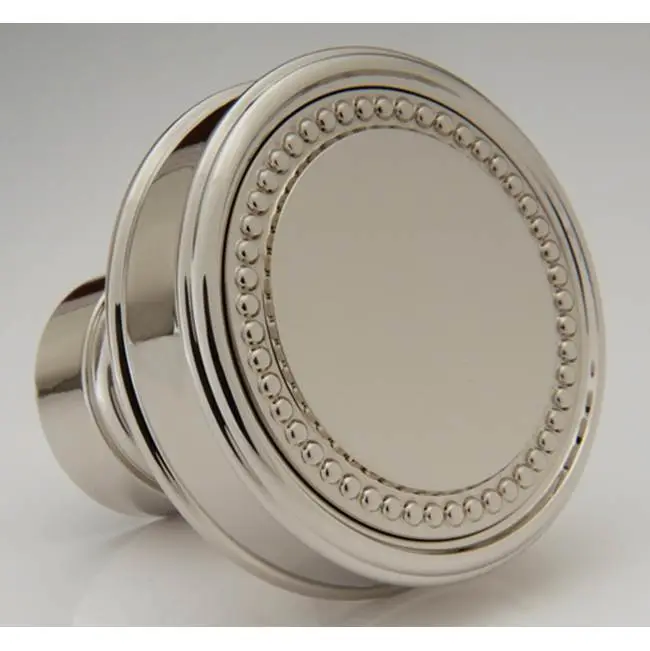 Decorative 1-1/2" Bead Flat Knob