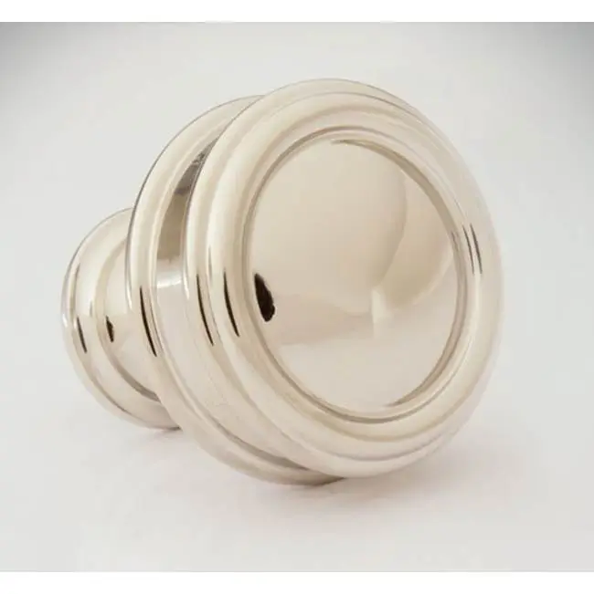 Port Royal 1-1/2" Double Band Coin Knob - Hammered