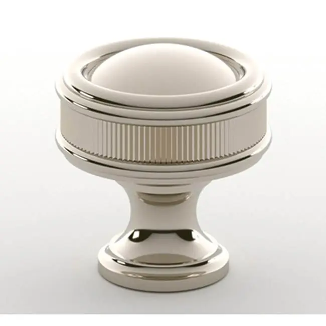 Port Royal 1-1/2" Recessed Diamond Knob - Polished Copper