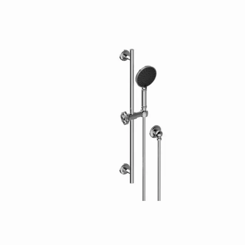 Vintage Transitional Handshower with Wall-Mounted Slide Bar
