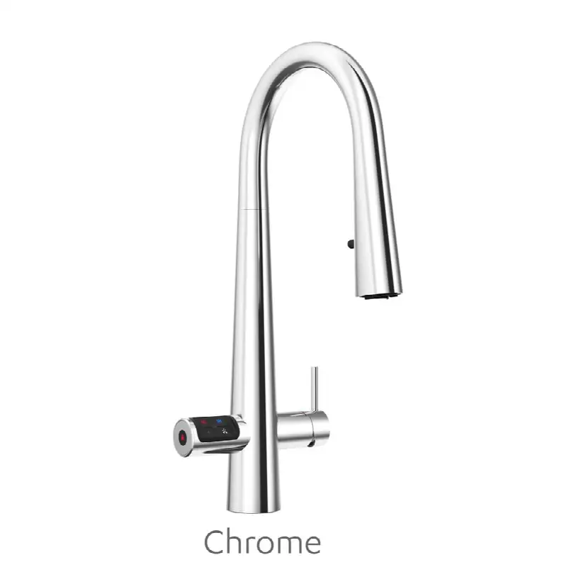 Tap And Faucet, Celsius Plus All-In-One With Pull-Down Sprayer Bcs, Bright Chrome