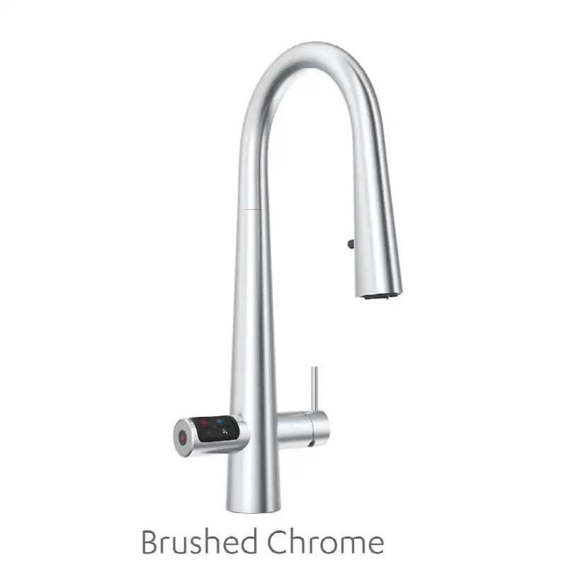 Tap And Faucet, Celsius Plus All-In-One With Pull-Down Sprayer Bcs, Brushed Chrome