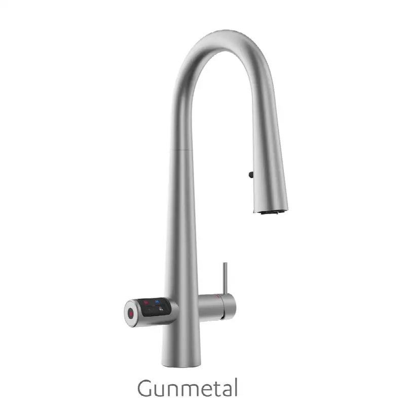 Tap And Faucet, Celsius Plus All-In-One With Pull-Down Sprayer Bcs, Gunmetal