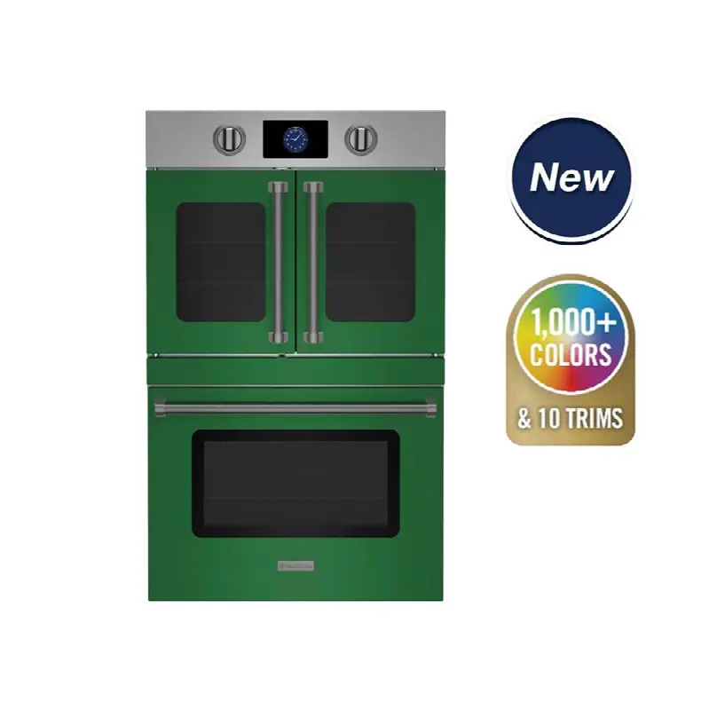 30" Double Electric Wall Oven - French Door Top; Drop Door Bottom